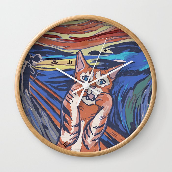 The Meow Wall Clock