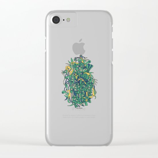 - woman & sea - Clear iPhone Case