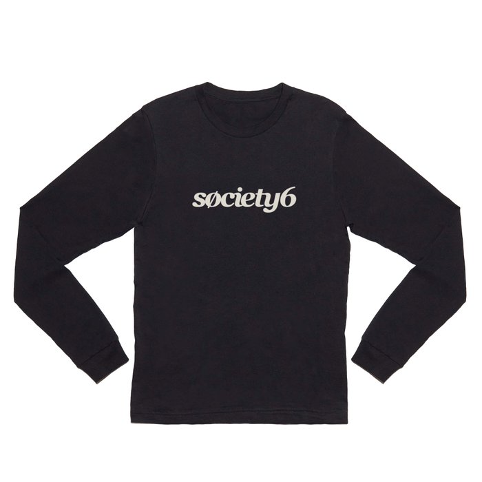 Society6 Logo Repeat Long Sleeve T Shirt