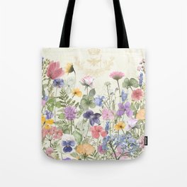 Summer Honey Wildflowers Tote Bag