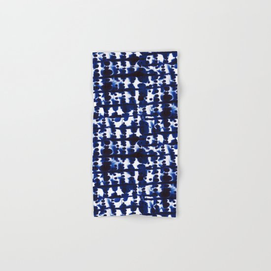Parallel Indigo Hand & Bath Towel