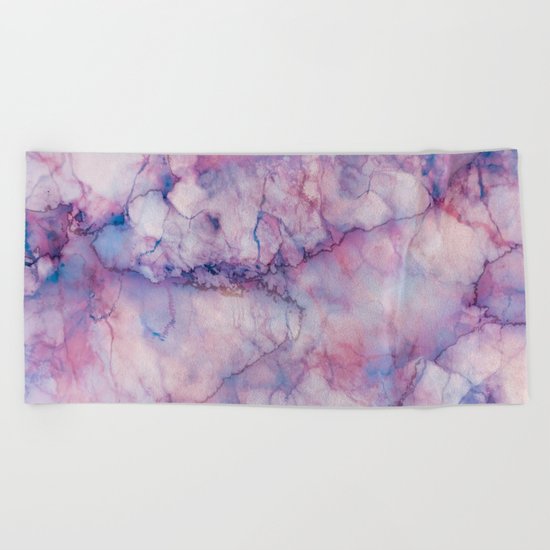 Texture Marble effect Beach Towel