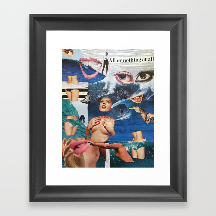 All or Nothing at All  Framed Art Print