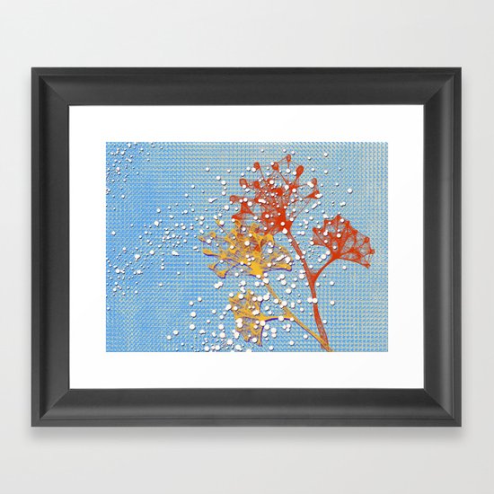 Snow Framed Art Print
