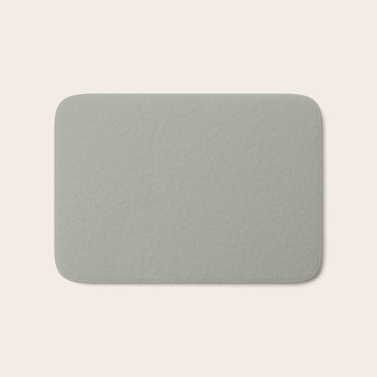 Simply Retro Gray Bath Mat
