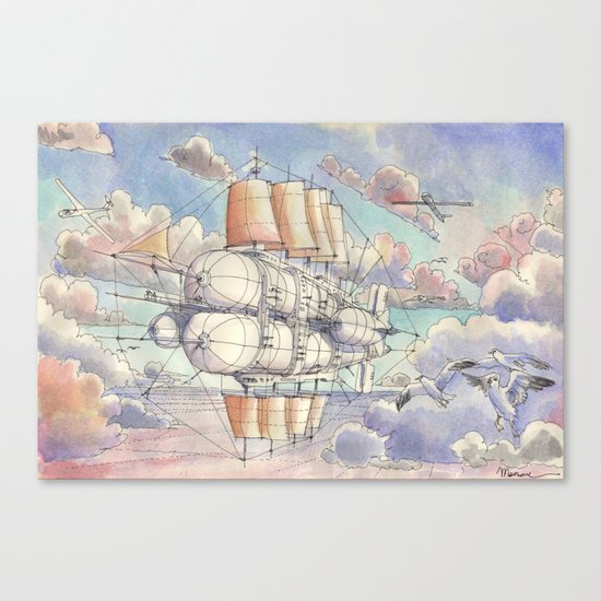 Il Veliero Volante Canvas Print