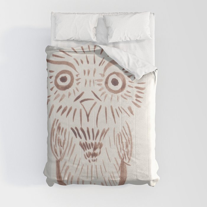 Ink Owl Comforter