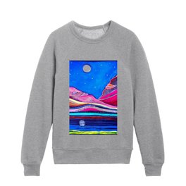 Night in Anza  Kids Crewneck