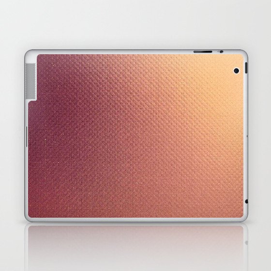 Iridescent Burnt Orange Laptop & iPad Skin