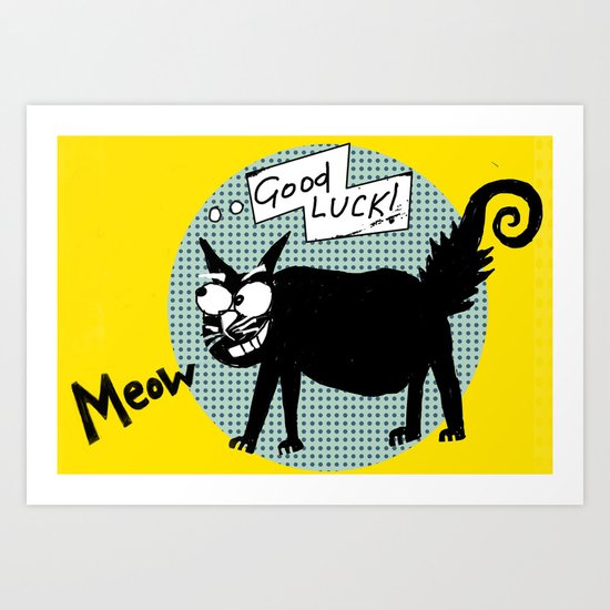 catty Art Print