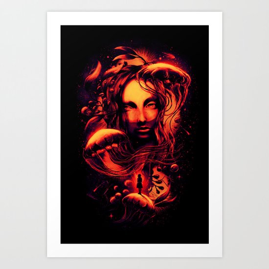 Ocean of Secrets Art Print