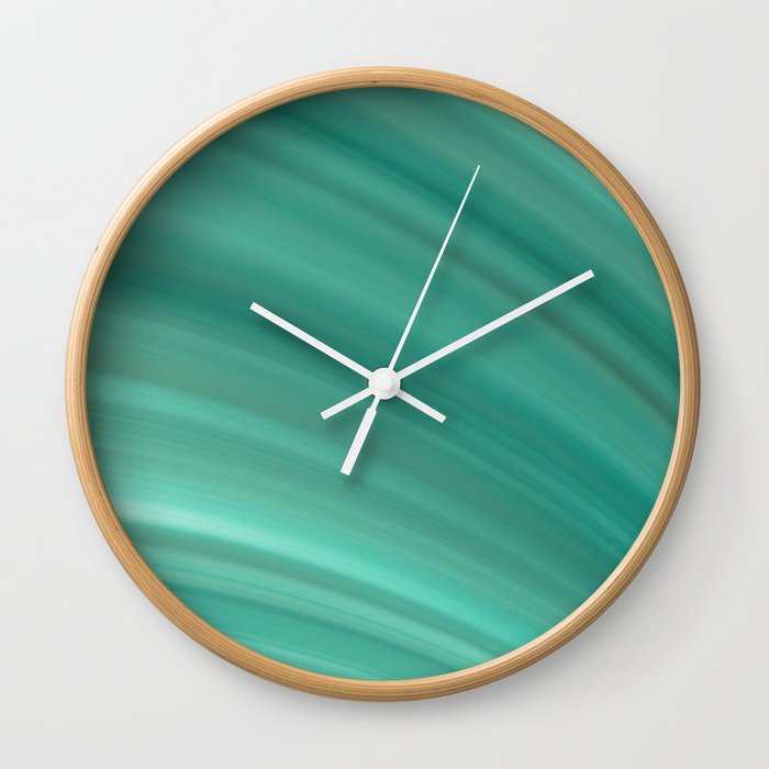 Blue Moon Abstract Wall Clock
