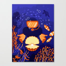 scuba diving Canvas Print
