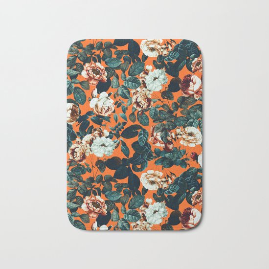 Vintage Garden VII Bath Mat