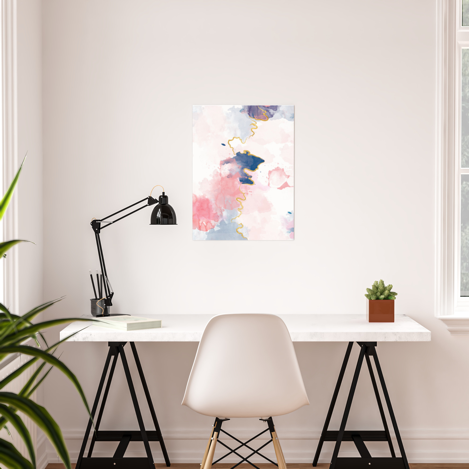 Kintsugi Pastel Marble Kintsugi Gold Japan Marble Pink Blue Home Decor Kirovair Poster By Irikirova Society6