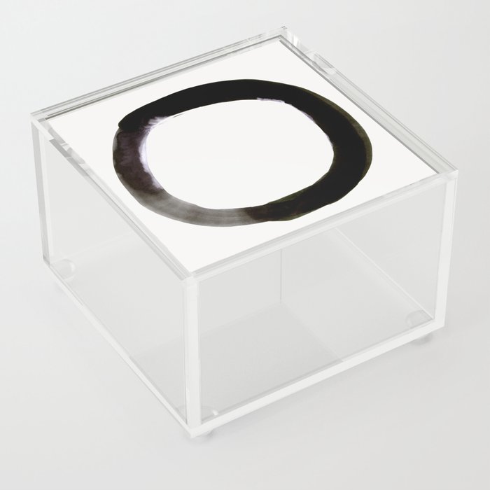 Brushstroke Circle 01 Acrylic Box
