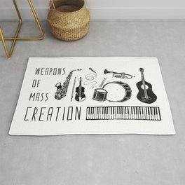 Weapons Of Mass Creation - Music Rug