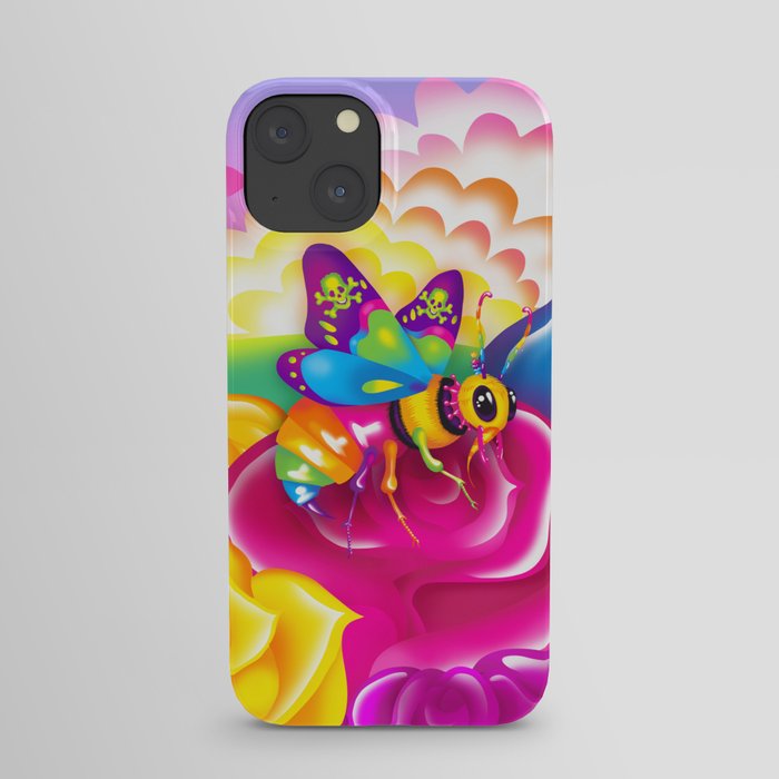 1997 Neon Rainbow Beelzebub iPhone Case
