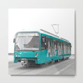 Bombardier Flexity Swift U5-25 train Frankfurt Germany Metal Print | Ubahn, Subway, Rail, Light, Underground, Metro, Graphicdesign 