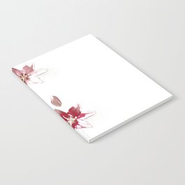 Red Lilies (petalverses x labyrinth lines) Notebook