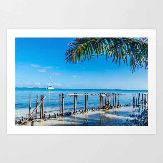 From Under the Palms Art Print