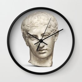 Marble Head of a Youth Wall Clock
