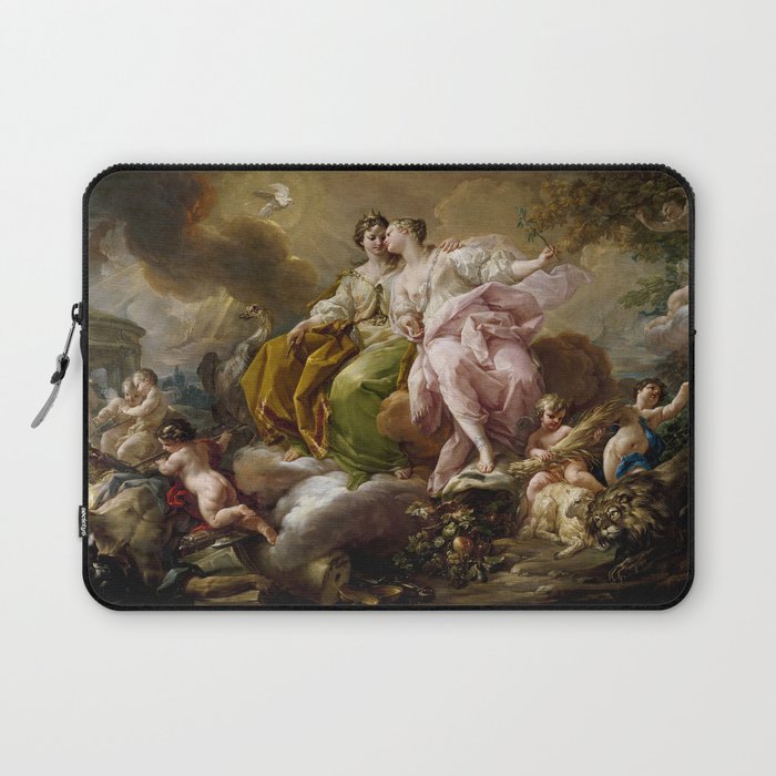 Allegory of Justice and Peace - Corrado Giaquinto Laptop Sleeve