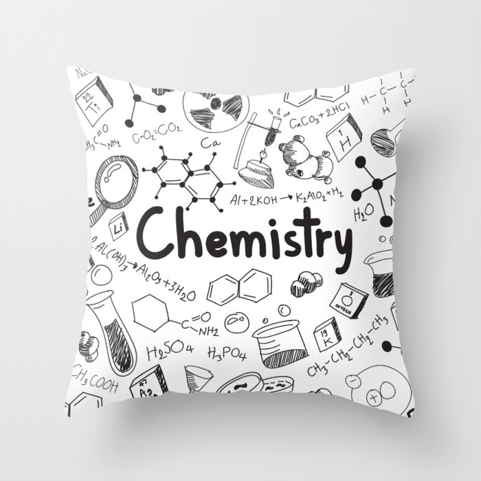 chemistry Throw Pillow