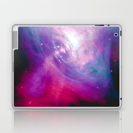 Crab Nebula Pink Purple Blue Laptop Skin