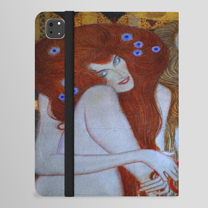 Gustav Klimt Beethoven Frieze,No.2 iPad Folio Case