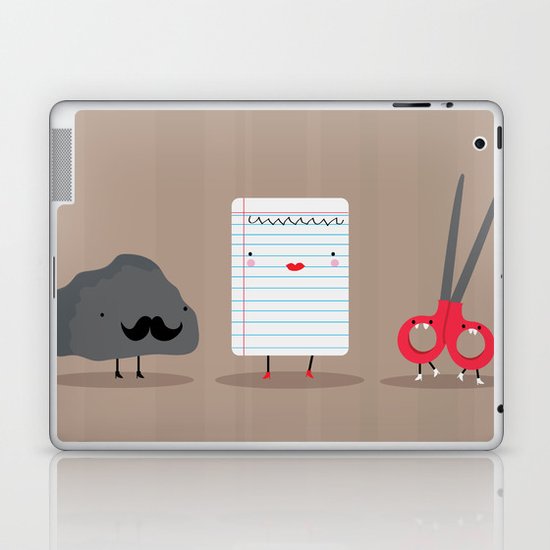 Rock paper scissors Laptop & iPad Skin
