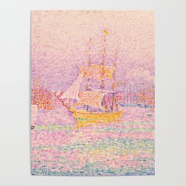 Paul Signac "Harbour at Marseilles" Poster