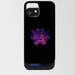 Lotus Flower Meditation iPhone Card Case