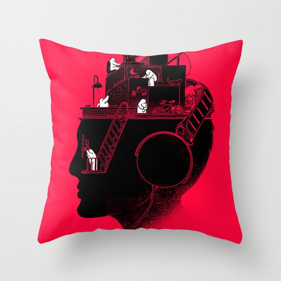 Everyday is a New Soundtrack Throw Pillow