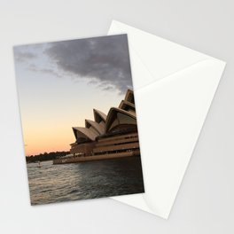 Opera House Sunset Stationery Cards