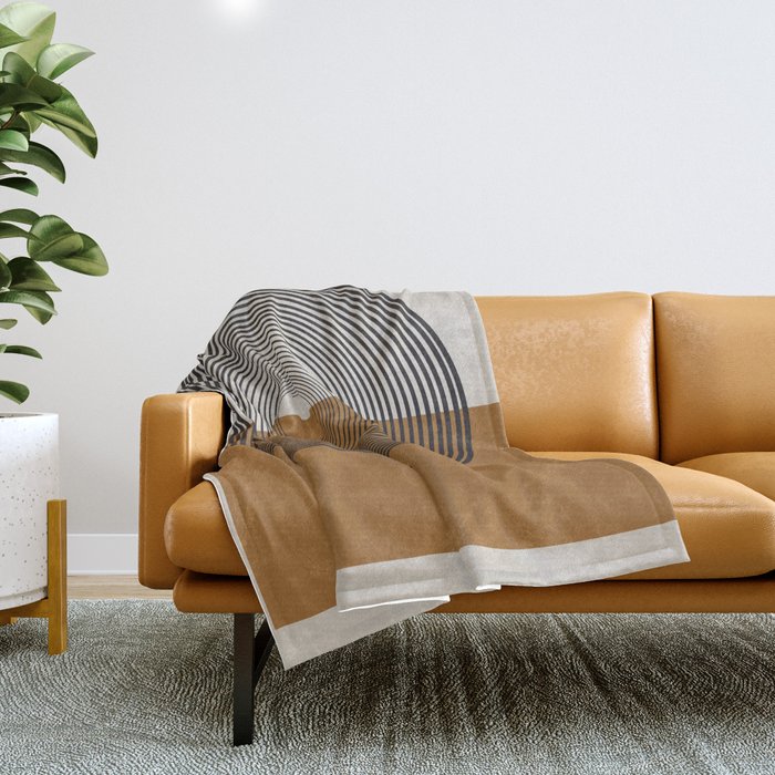 Mid Century Style, Retro  Throw Blanket