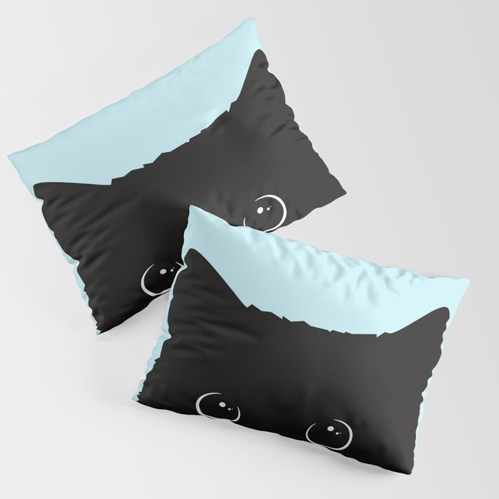 Black cat I Pillow Sham