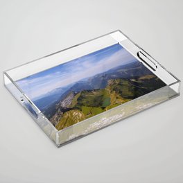 Alpine Lake Acrylic Tray