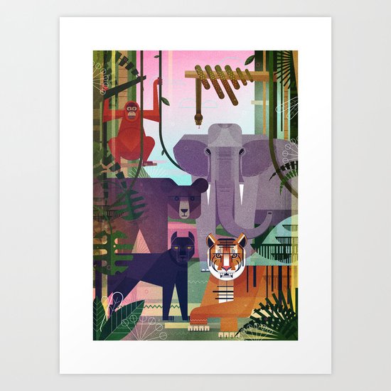 Welcome to the Jungle Art Print
