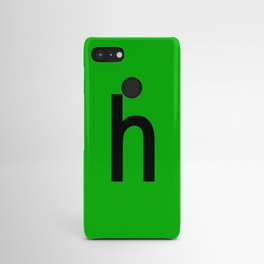 LETTER h (BLACK-GREEN) Android Case