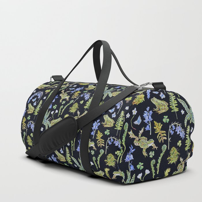Frolicking Frogs and Ferns Duffle Bag