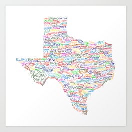 Where Y'all From? Art Print