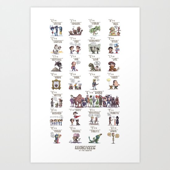 "ABCDEFGeek" Volume 2 Art Print