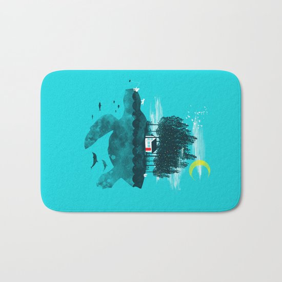 Moving Island Bath Mat