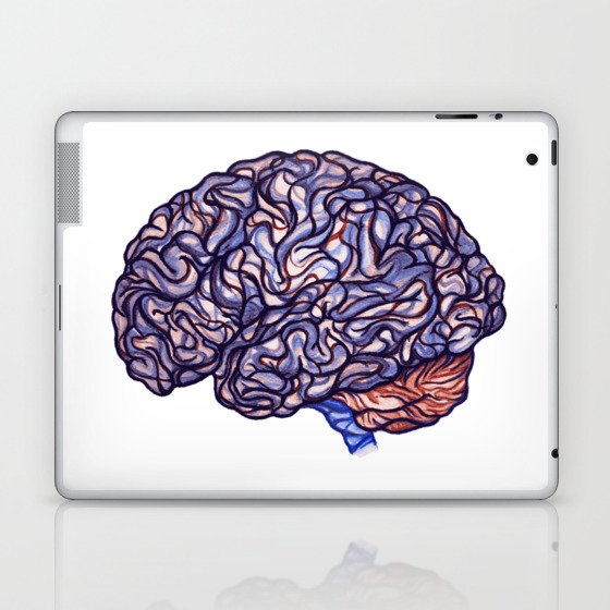 Brain Storming and tangled thoughts Laptop & iPad Skin