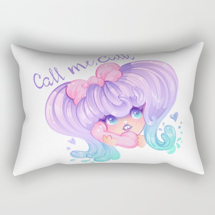Call Me, Cutie Rectangular Pillow