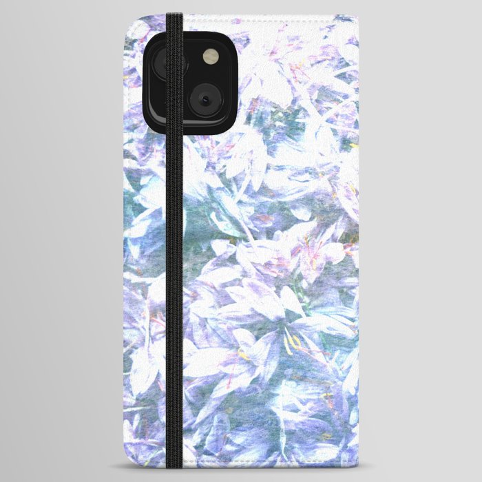 purple floral fairy bed iPhone Wallet Case