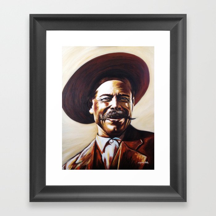 Pancho Villa Framed Art Print By Carlosapartado Society6