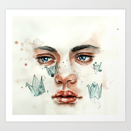 Cranes II Art Print