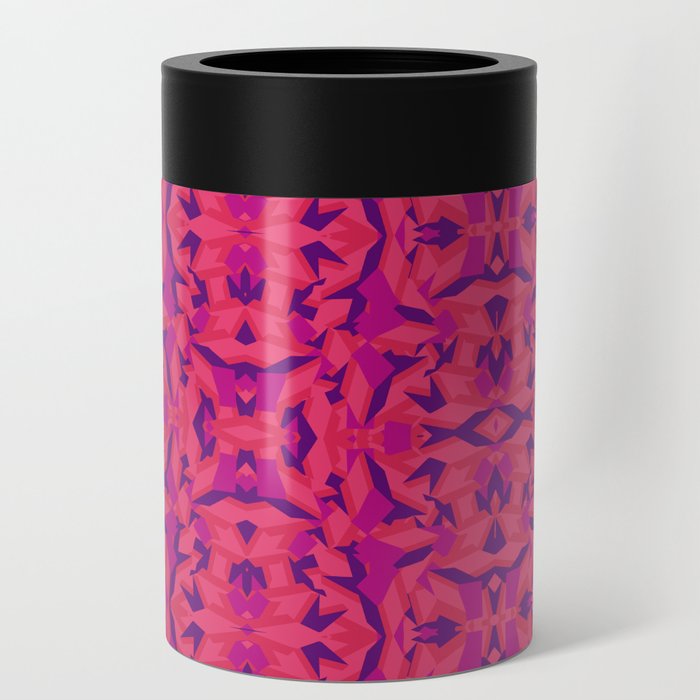 geometric pattern in warm colors Can Cooler
